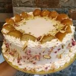 Gulab Jamum Pista Cake in Durgapur, Online Cake Delivery in Durgapur
